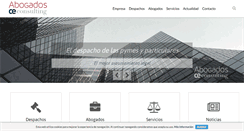 Desktop Screenshot of consultingabogados.es