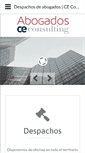 Mobile Screenshot of consultingabogados.es
